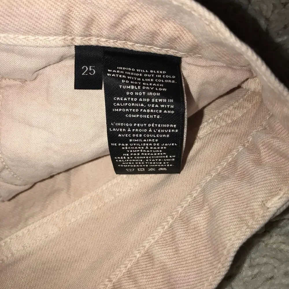 J Brand Denim Short Dusty Pink 25